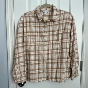 Plaid Flannel Blouse